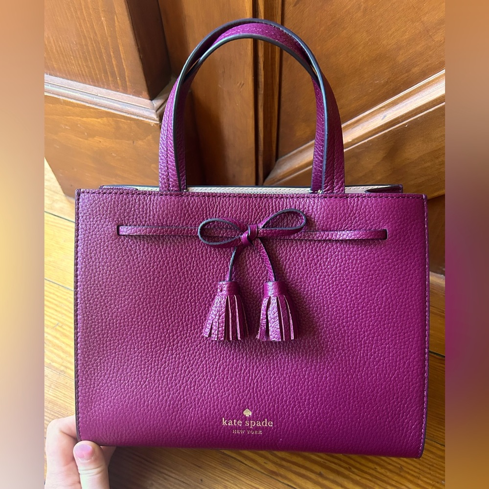 Kate Spade top handle cross body satchel!